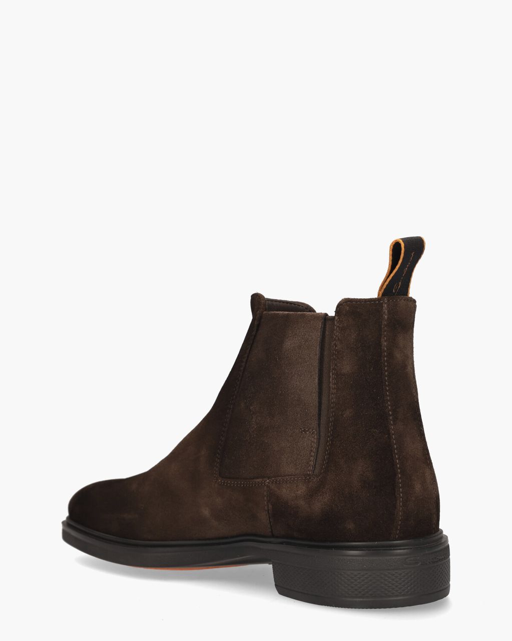 Santoni 18937 Donkerbruin Heren Chelseaboots