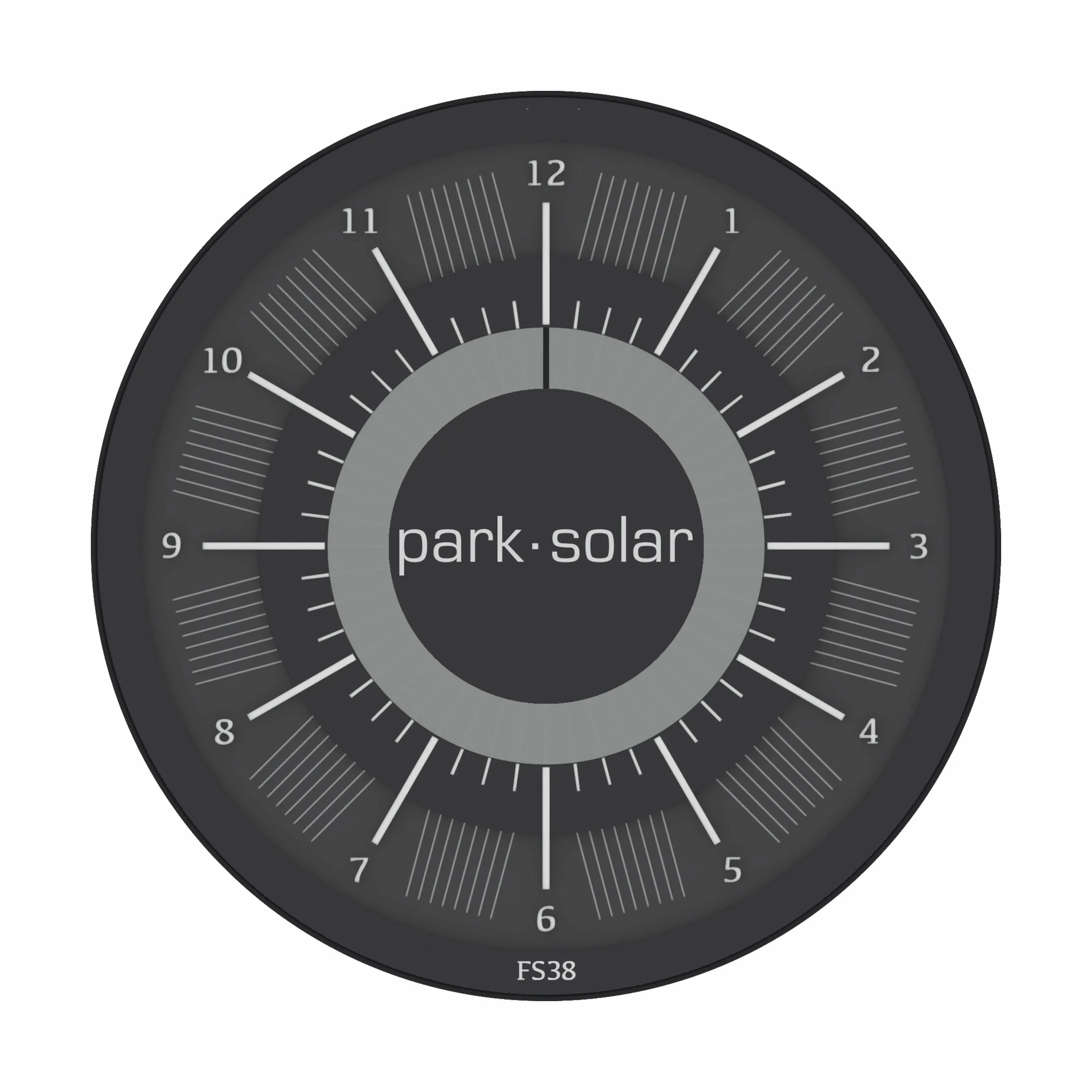 Park Solar FS38 5100 Elektronisk P-skive med solceller
