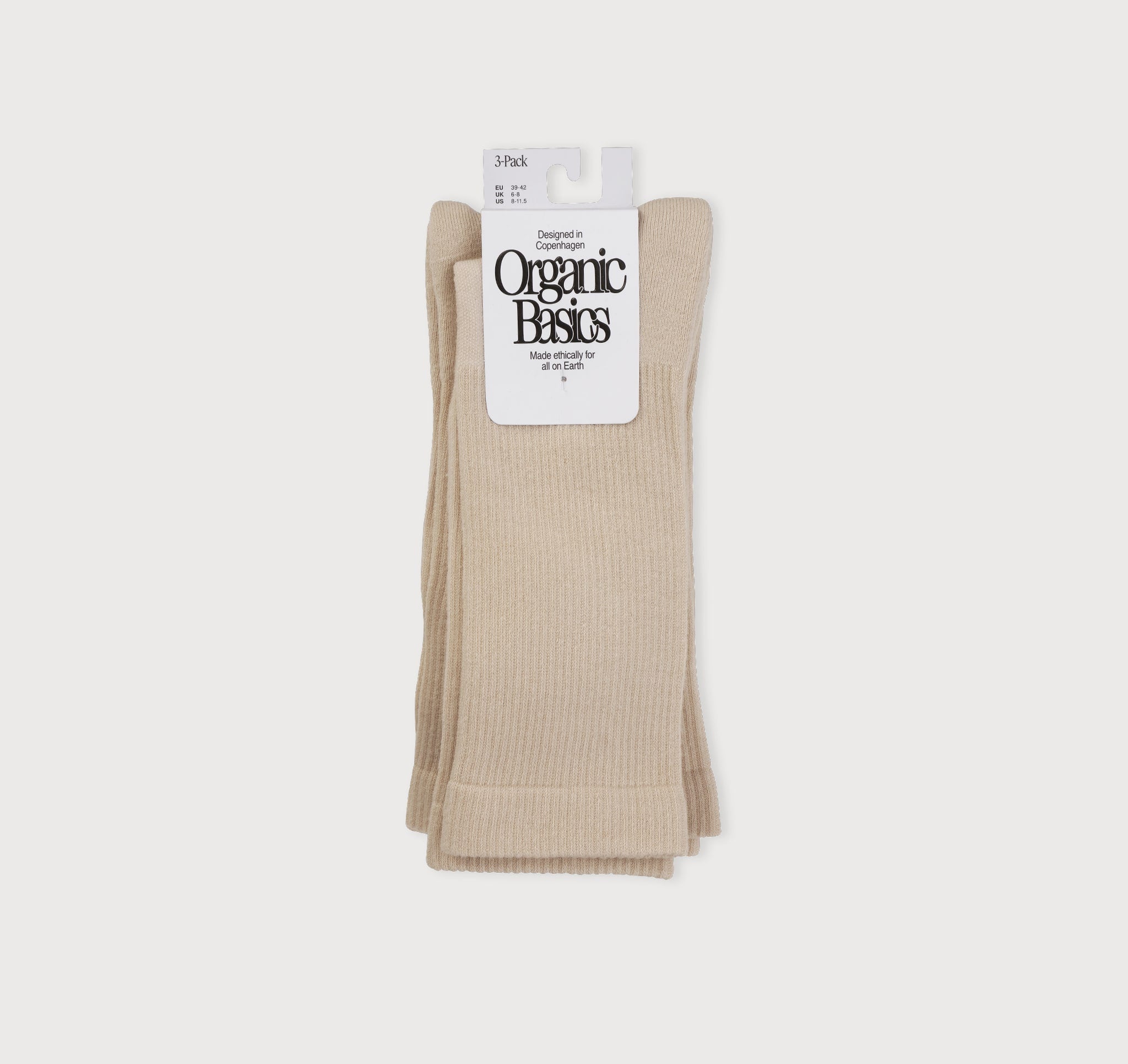 COTTON<br>Core Tennis Crew Socks 3-pack