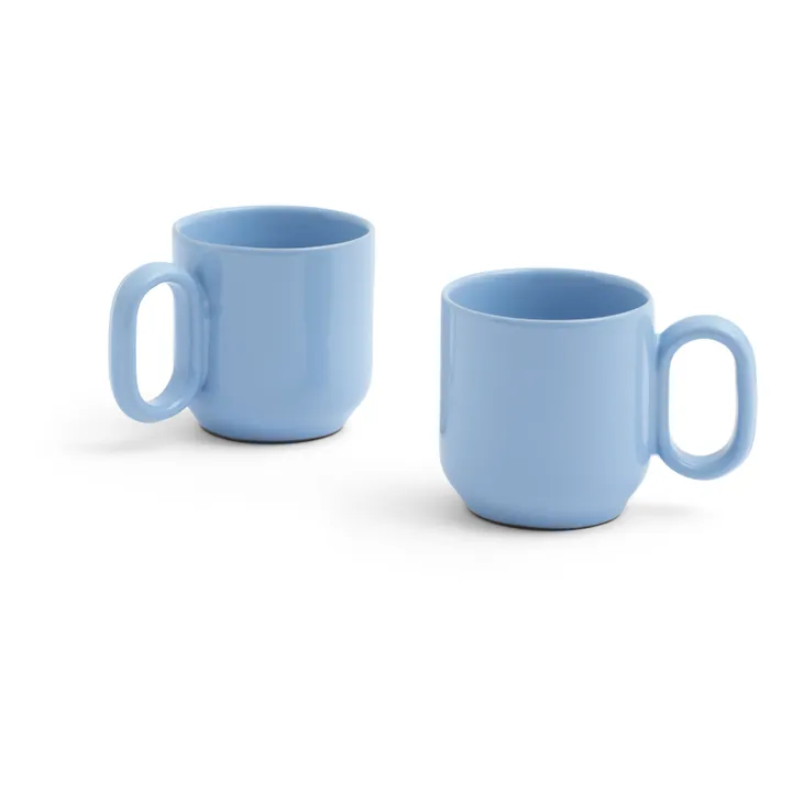 Hay Tasses en terracotta Barro - Set de 2, Rui Pereira | Bleu ciel