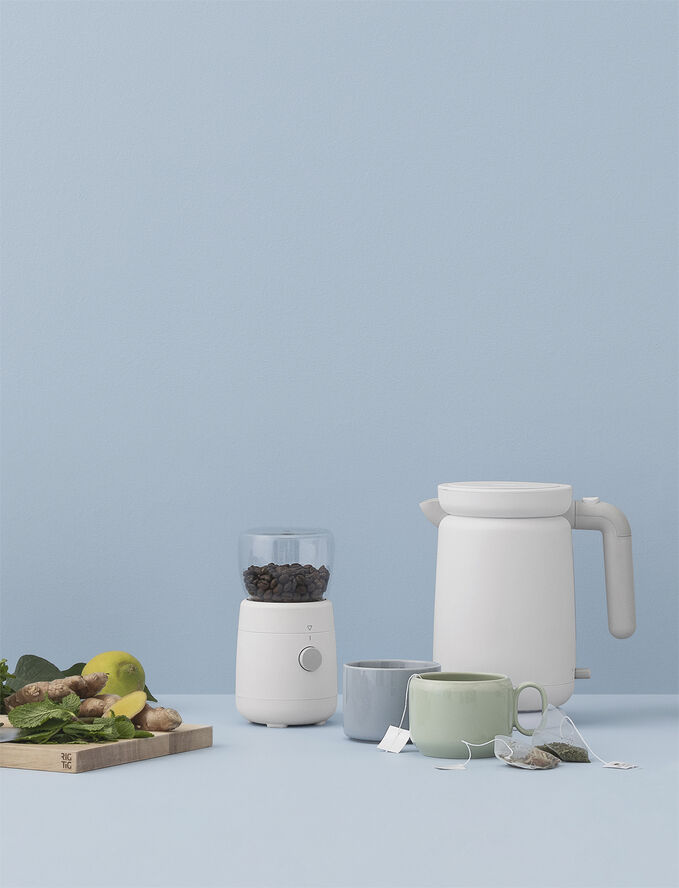 RIG TIG FOODIE elektrisk kaffekværn (EU) white White