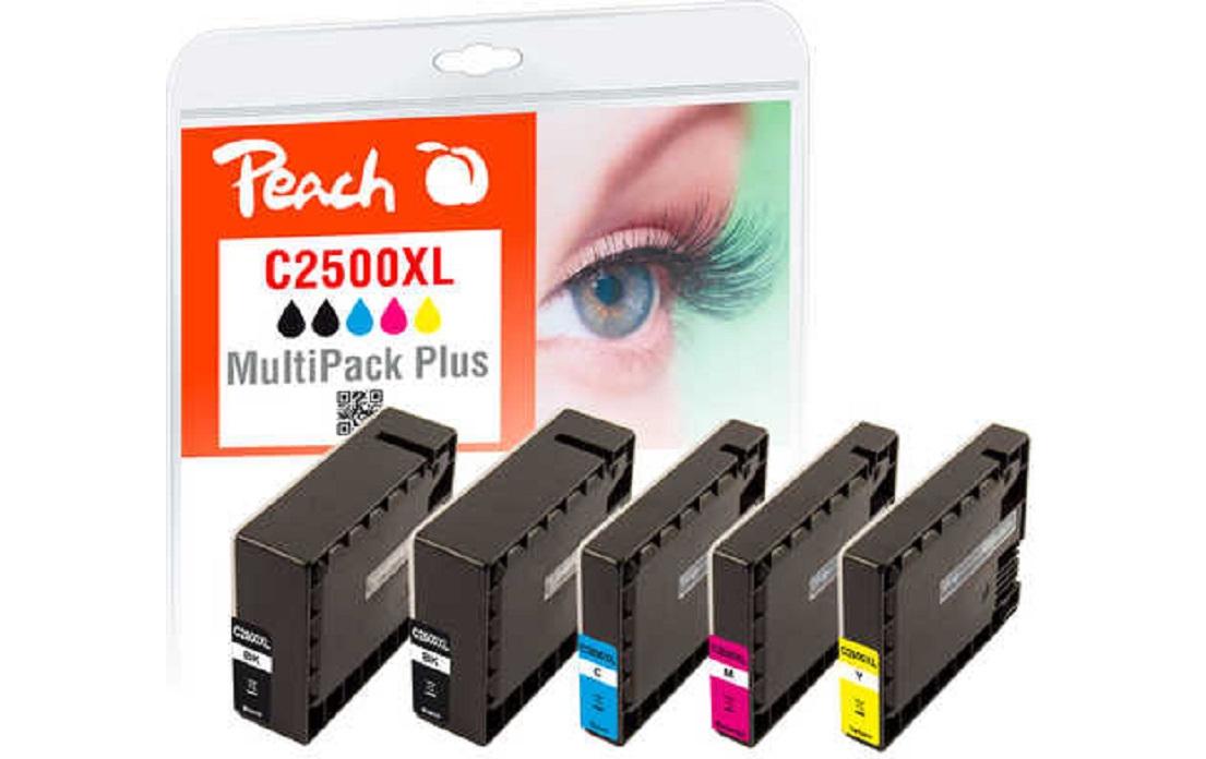 Tinte Canon PGI-2500XL 2x BK, C, M, YDruckerpatronen: 2 x Schwarz, 1 x Cyan, 1x Magenta, 1x Gelb