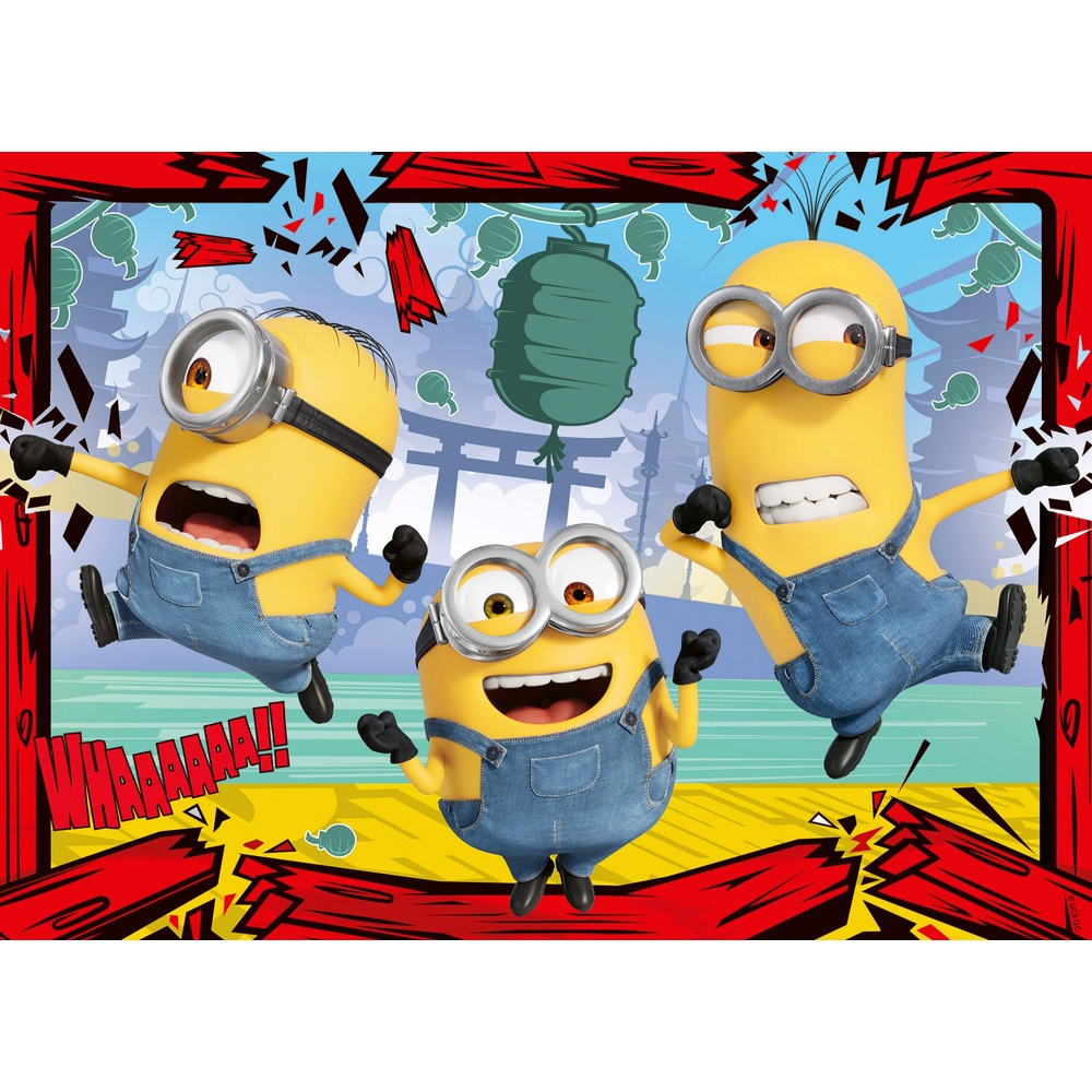 Ravensburger Minions: Aufstieg von Gru – 4er-Packung mit je 100 Puzzleteilen