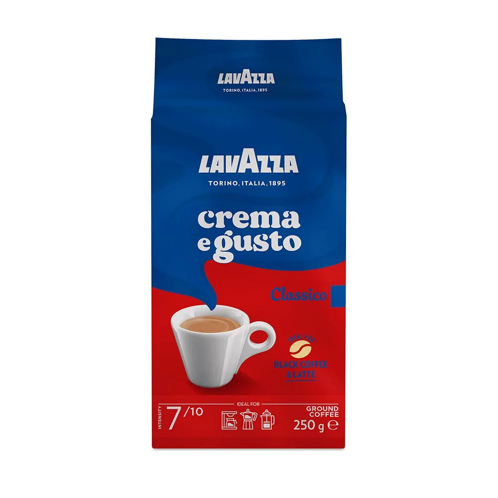 Lavazza Crema E Gusto 250g Gemahlener Kaffee