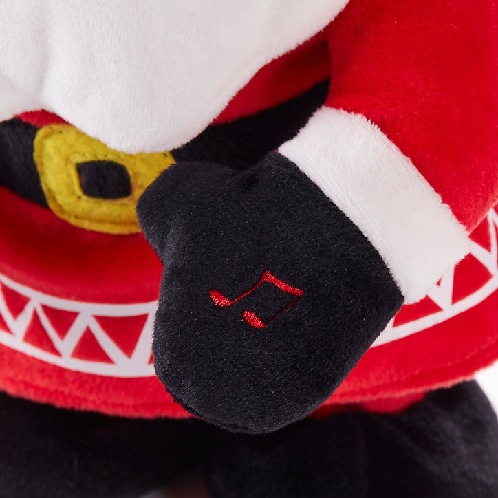 Peluche de Noël animée et musicale père Noël