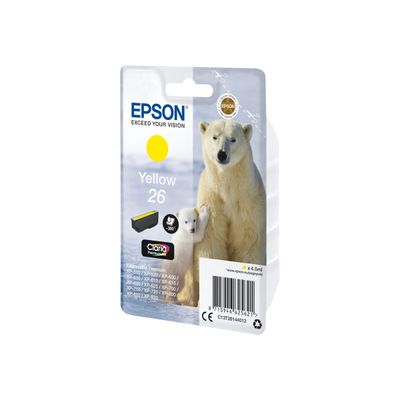 Epson 26 Ours polaire - jaune - cartouche d'encre originale