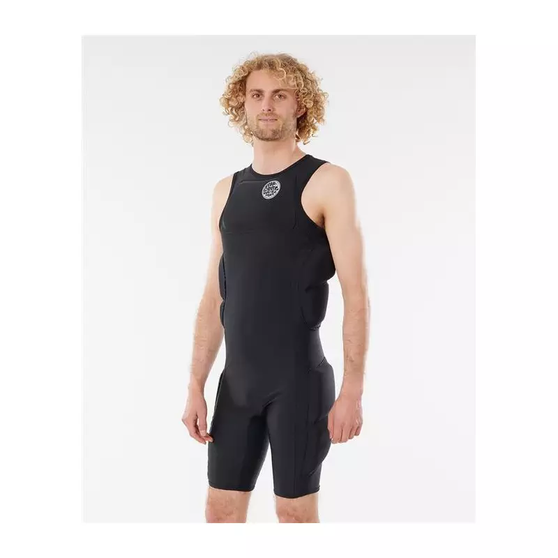 Combinaison shorty impact RIPCURL Big Wave Short John Black