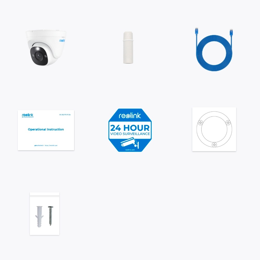 Reolink Überwachungskamera »P334 - Smart 4K 8MP UHD Outdoor PoE Sicherheitskamera« Aussenbereich unterstützt 256GB & Personen-/Fahrzeug-/Tiererkennung