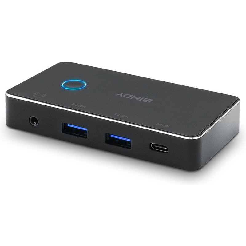 Lindy Switch de partage USB 3.0, 2 vers 4