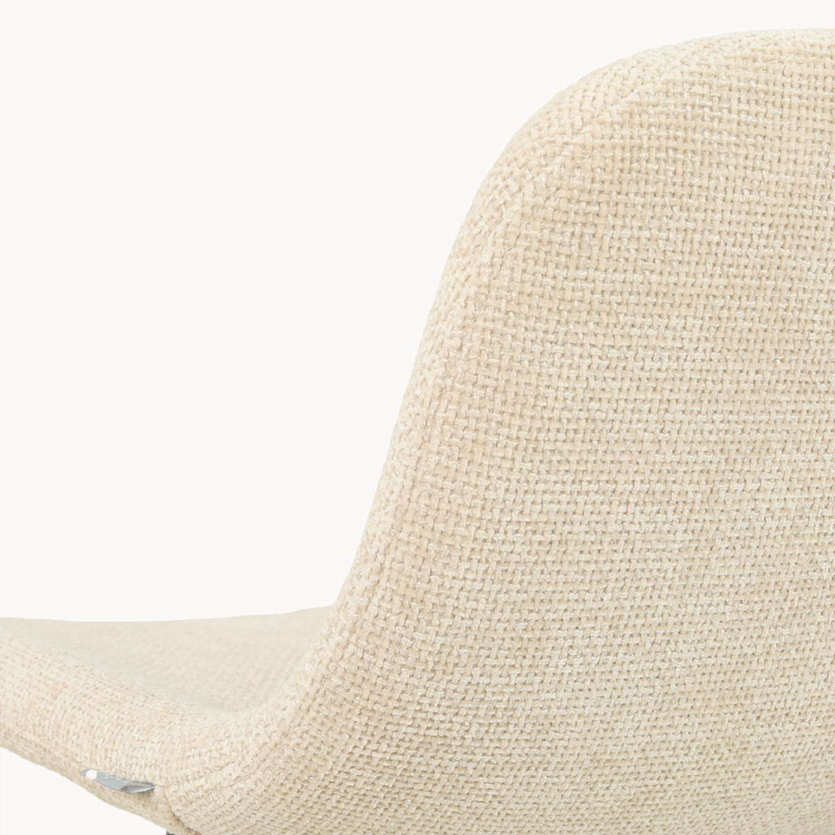 Barkruk Nino-Mats wit onderstel cottonbeige 75 cm