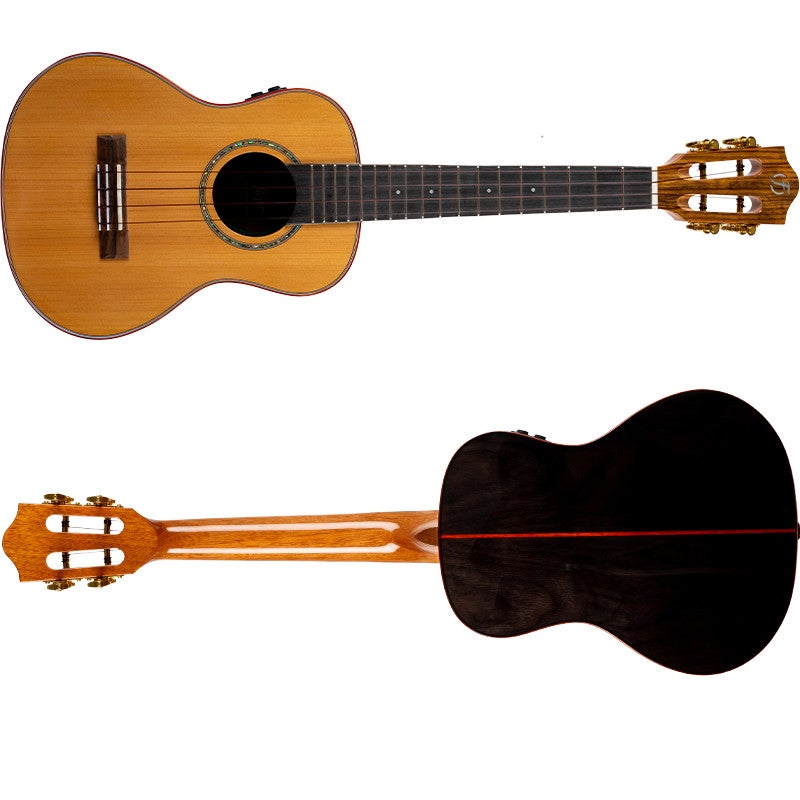 Flight Princess Series Diana Soundwave Tenor elektrisch-akoestische tenor ukelele met ingebouwde effecten