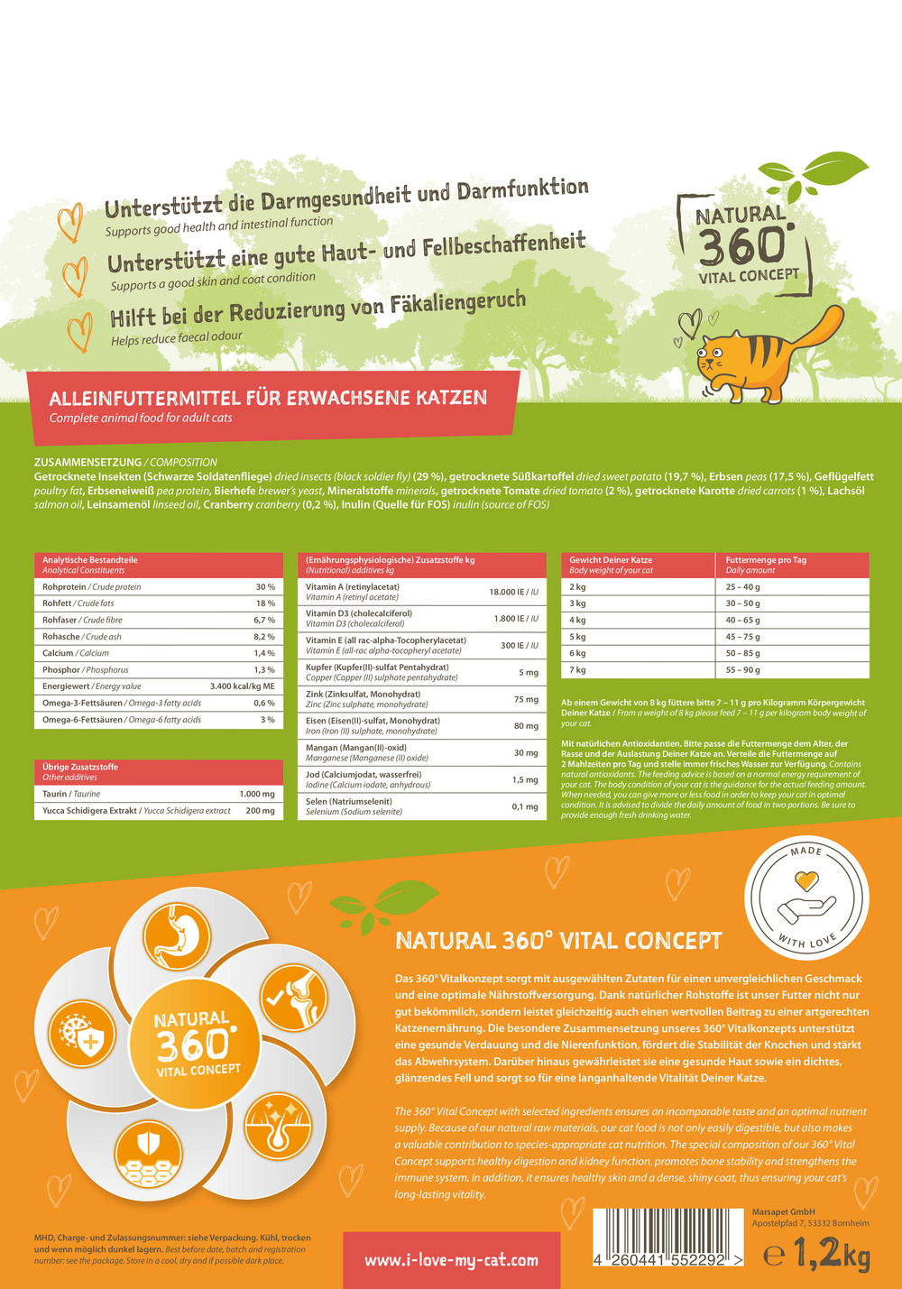 Kit alimentaire avec croquettes pour chats sensibles à l'alimentation et ayant des problèmes de poids