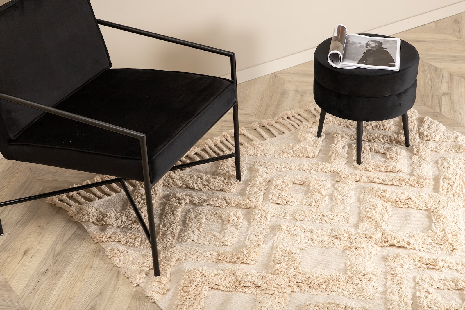 Hilma gulvteppe Teppe 160x230cm, offwhite