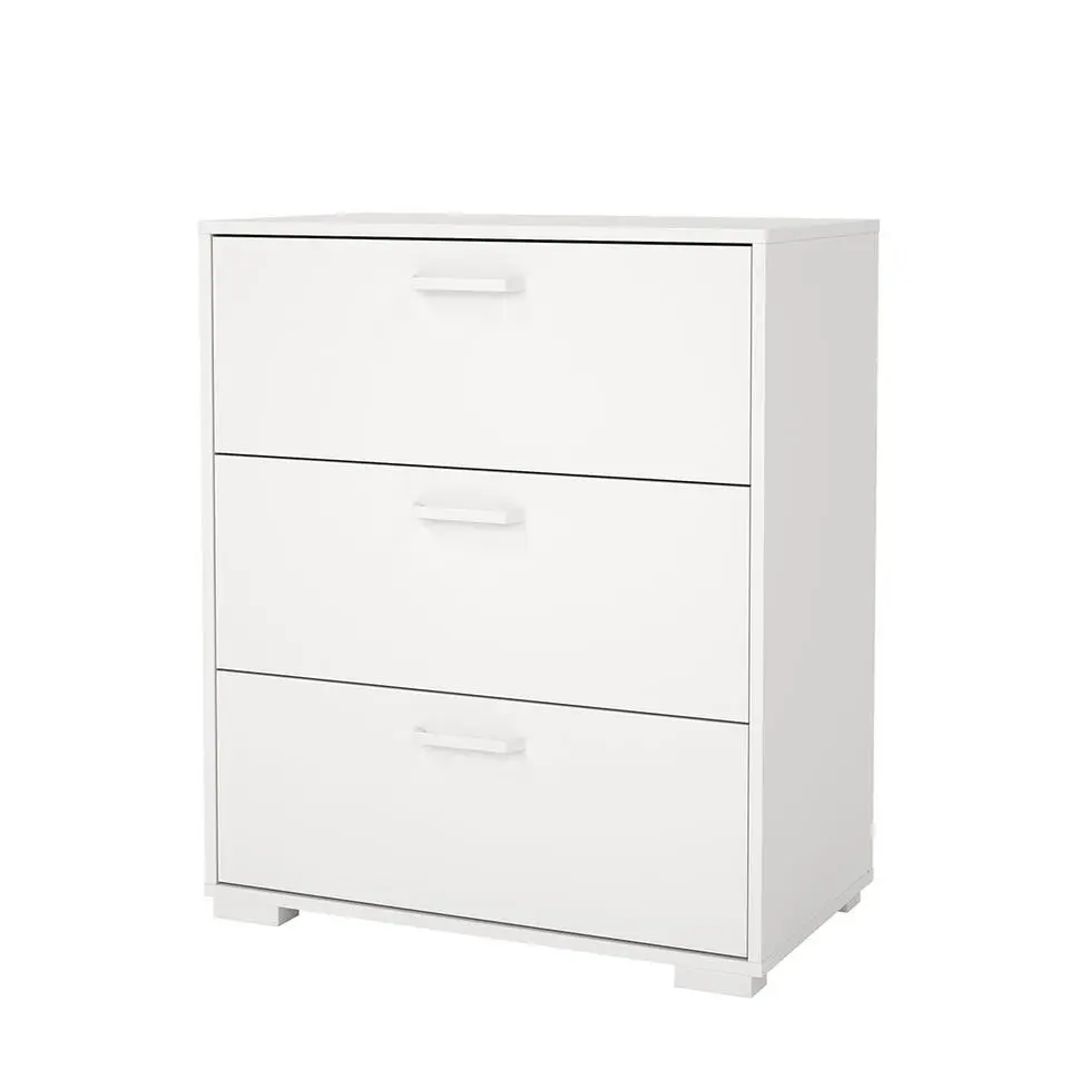 Hioshop Sofia ladekast 3 lades wit