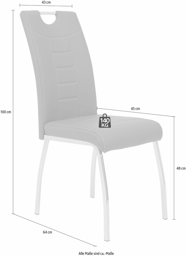 HELA Esszimmerstuhl »Andrea« (Set) 2 Stk.2 oder 4 Stück