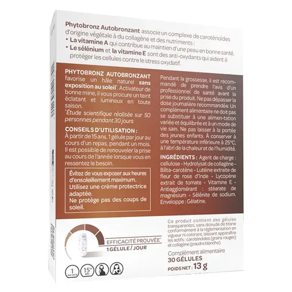 Arkopharma Phytobronz Autobronzeador 30 cápsulas