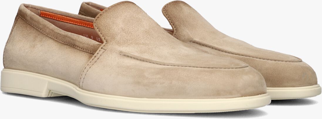 beige santoni instappers 18829 malibu
