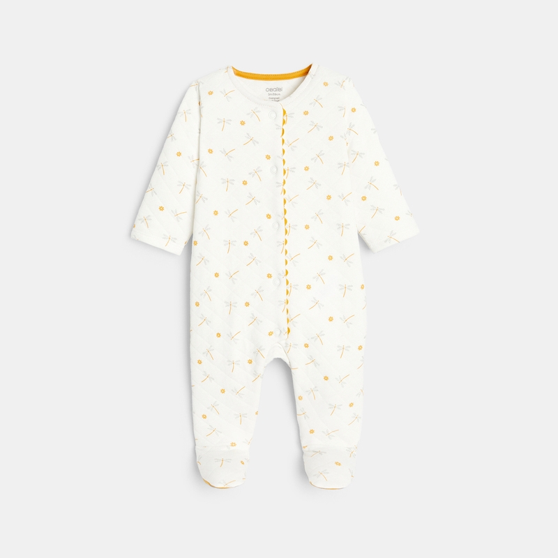 Dors-bien libellules matelassé blanc bébé fille