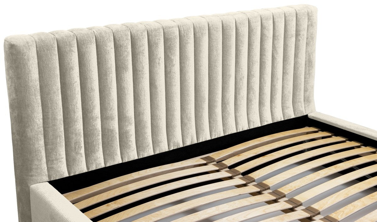 Trae Mobler Vegas 180 x 200 cm Gestoffeerd Bed Creme