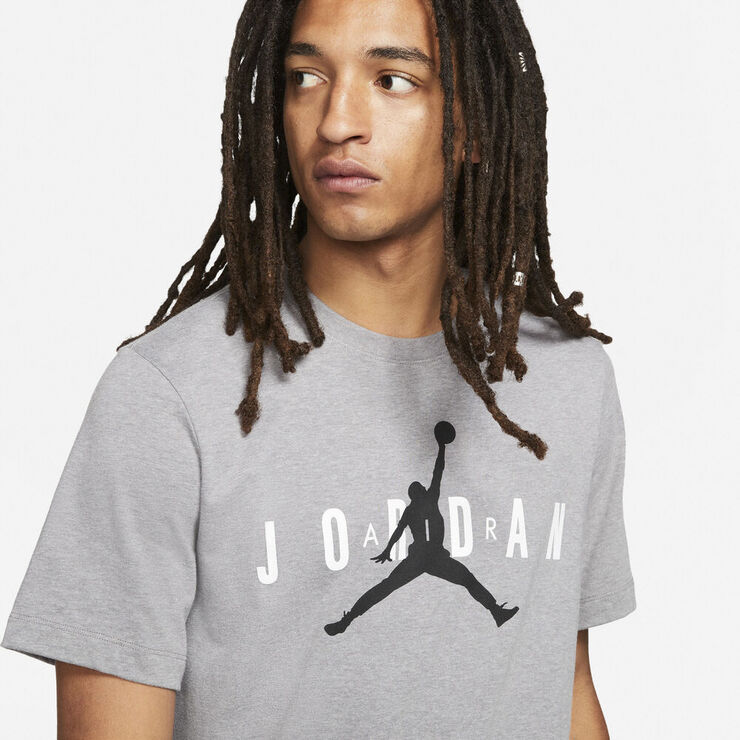 Nike Jordan Air Wordmark T Shirt Grå