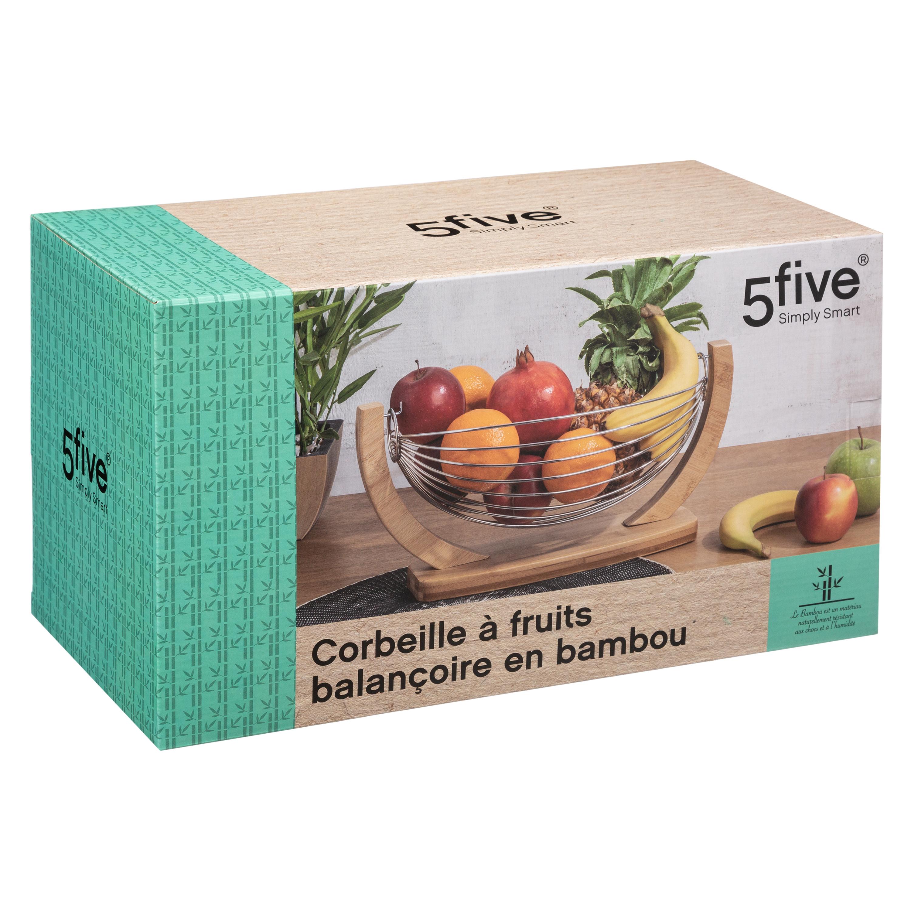 CORBEILLE BALAN BAMBOU 36.5X21CM