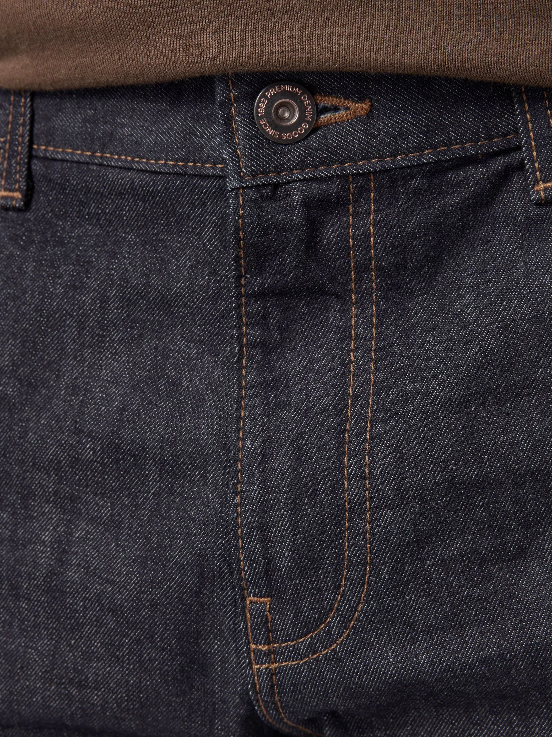 Donkerblauw - 100% katoenen authentic jeans