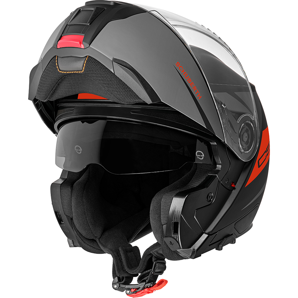 Schuberth - Casque C5 Eclipse Noir / Anthracite / Rouge