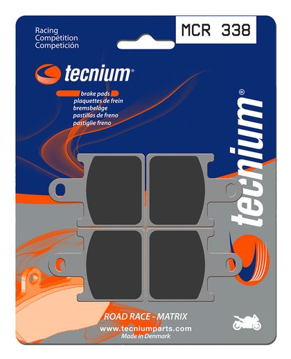 Plaquettes de freins Tecnium Racing métal fritté carbone - MCR338