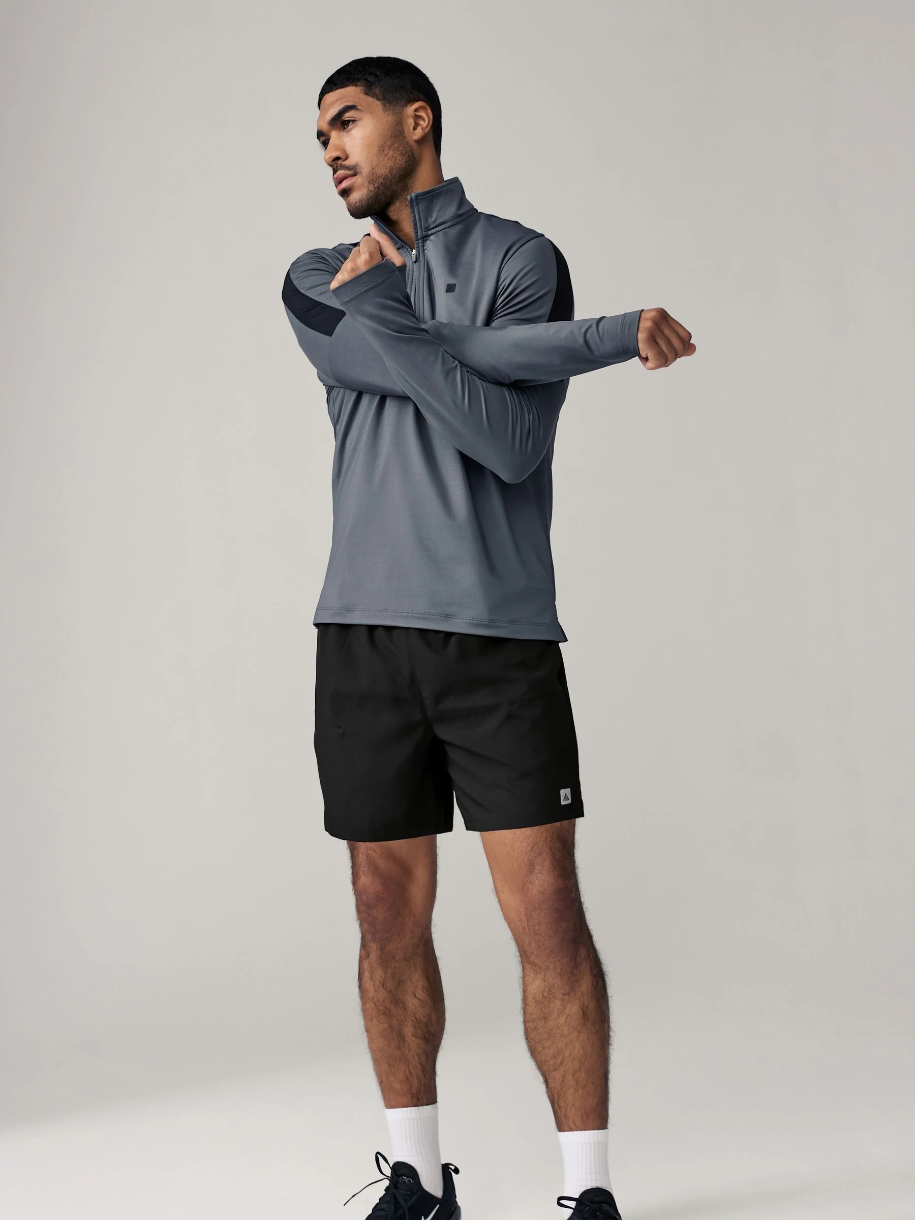 Zwart - 7 inch - Active sportschoolshort