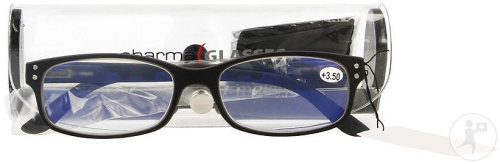 Pharmalens Pharmaglasses Visionblue Lunettes De Lecture +3.50 Noir 1 Pièce