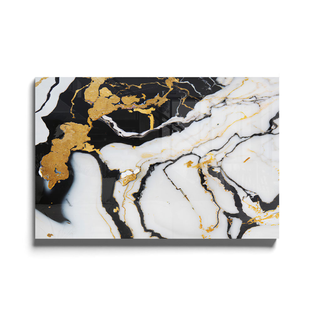 Walljar acrylglas schilderij - Broken Marble Acrylglas schilderij - 50 x 70 cm