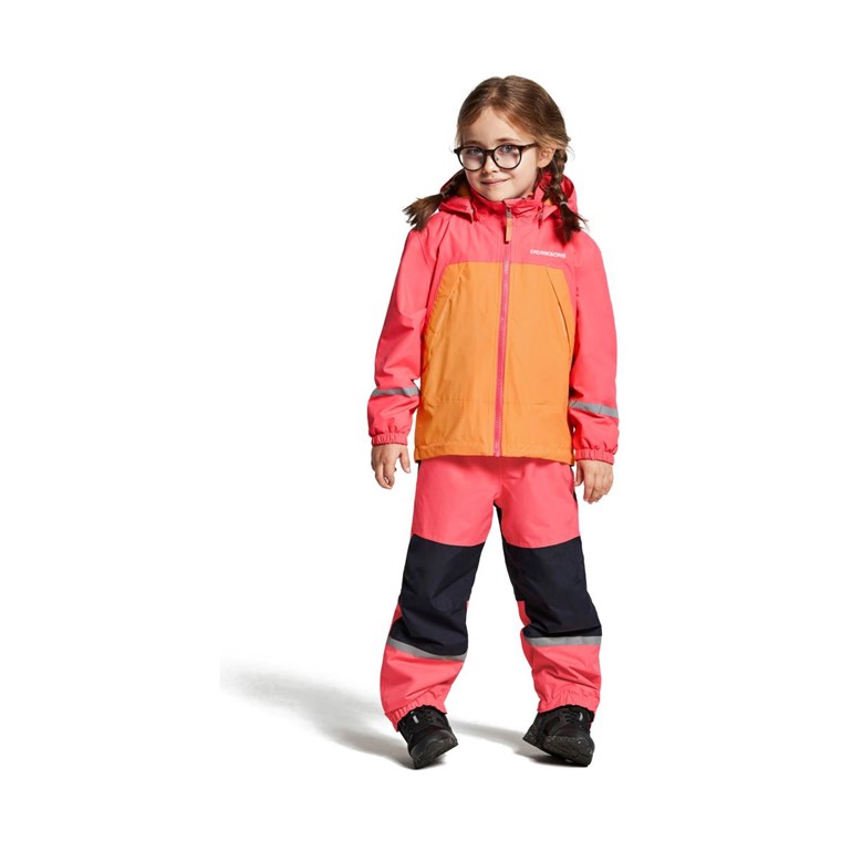 Didriksons Enso 3 Jacket Kids Peachy Pink