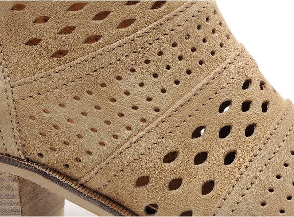 Alpe boots bottine talons femme 505 beige