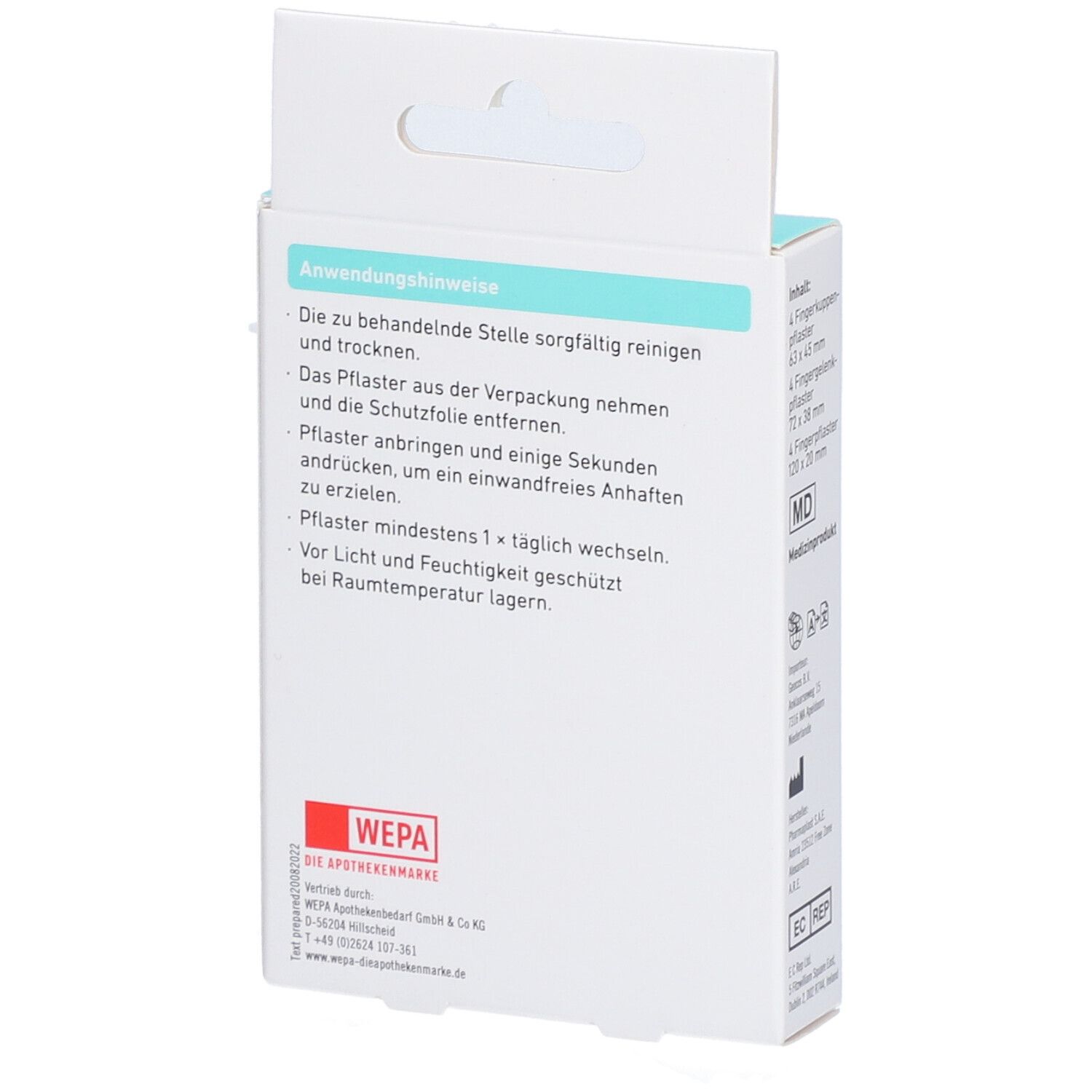 WEPA Fingerpflaster Mix 3 Größen