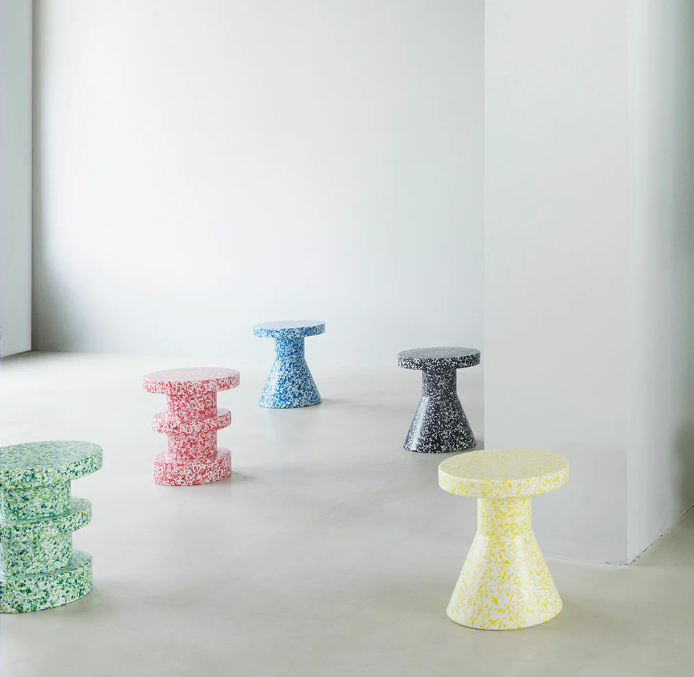 Normann Copenhagen  Bit Stack skammel - Grøn