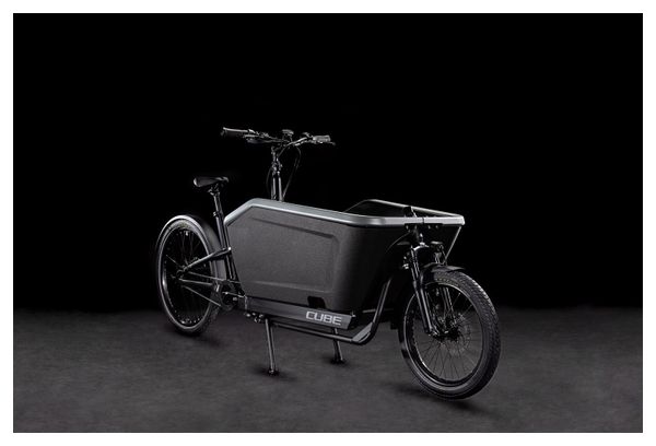 Vélo Cargo Électrique Cube Cargo Hybrid 500 Enviolo Cargo 500 Wh 20/27.5'' Gris Flash