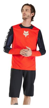 Maillot Manches Longues Fox Defend Elevated Rouge