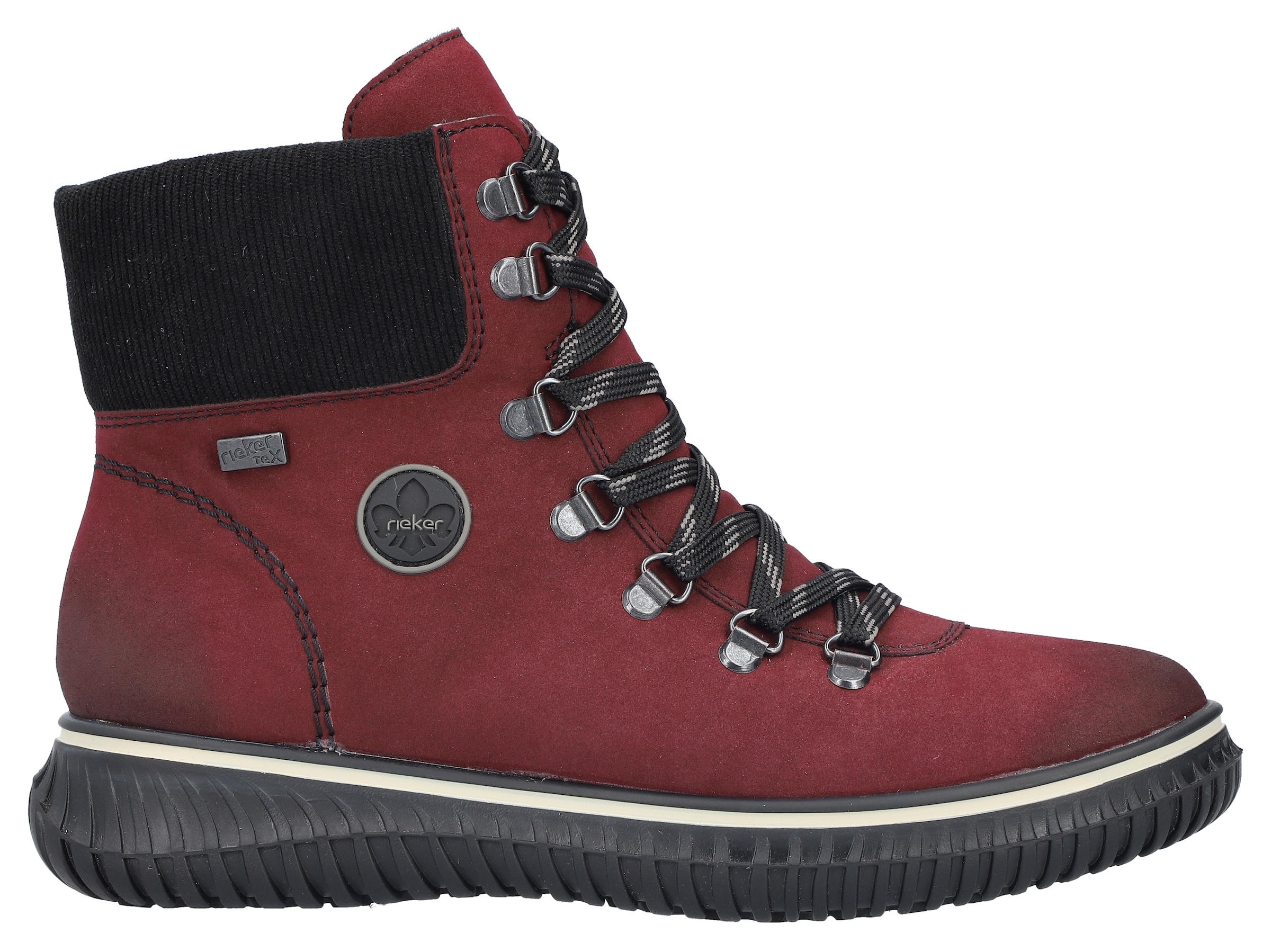 Rieker Winterboots  , Schnürboots, Stiefelette, TEX-Membran, mit gepolstertem Schaftrand
