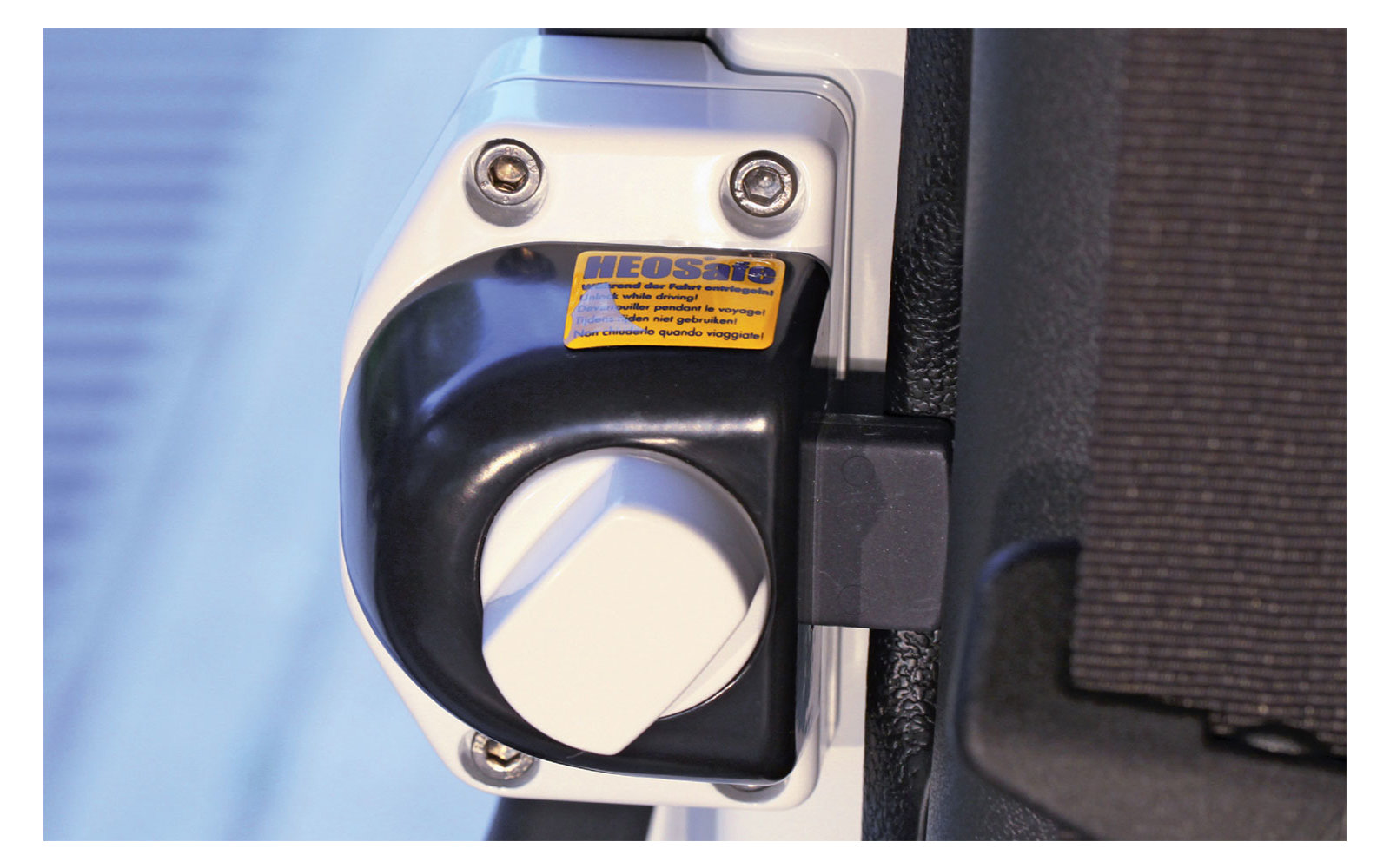 HEOSafe Renault Master, Opel Movano 2000-2010, Iveco Daily 2000-2014 Diebstahlschutzschlösser 2 Stück mit Arretierung