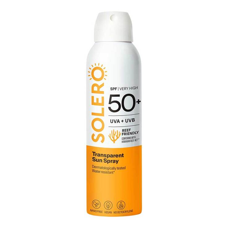 Solero Transparent Spray LSF 50 + , 200 ml