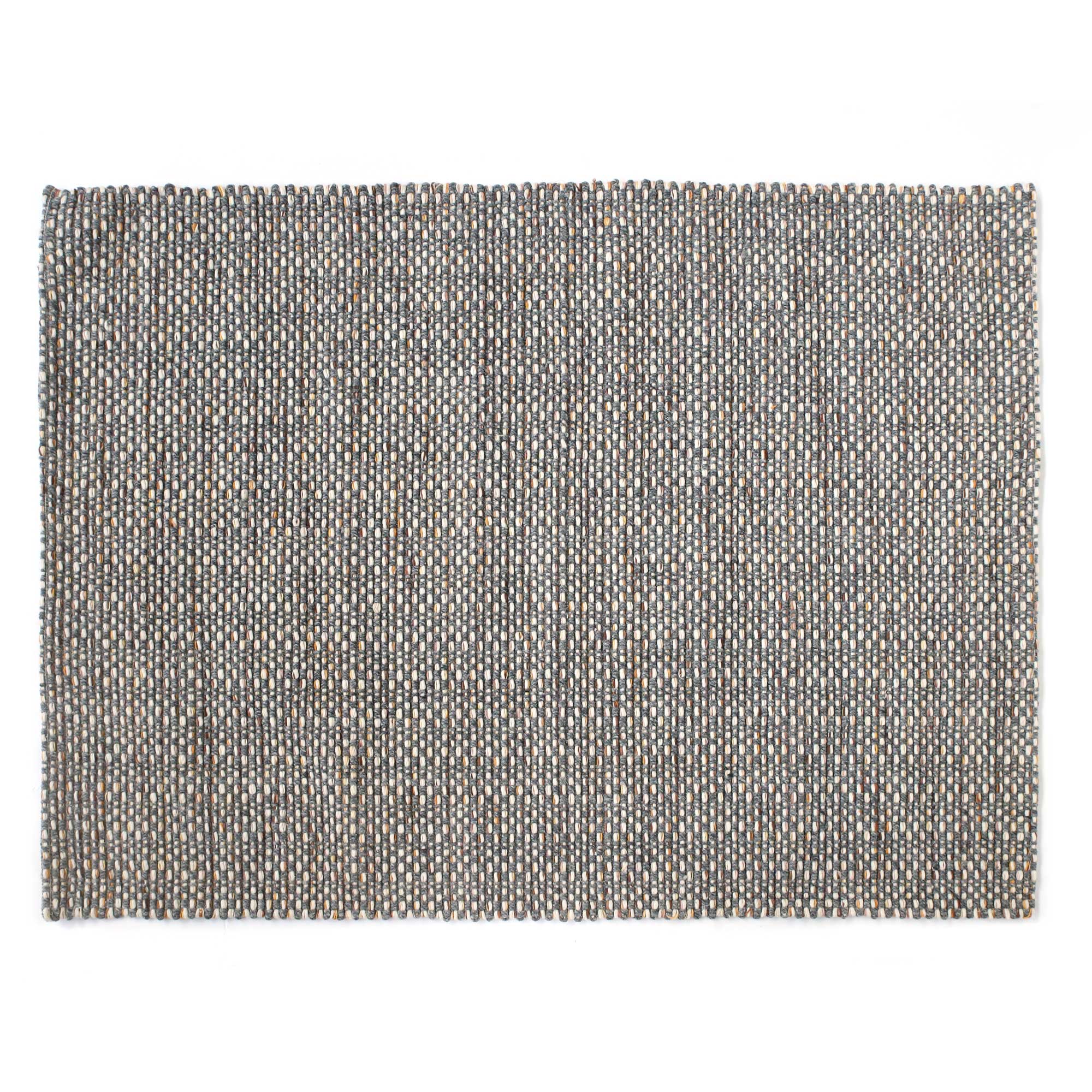 Teppich 'Clia', grau, weiß-braun, B 200 cm, L 140 cm von fischer's lagerhaus
