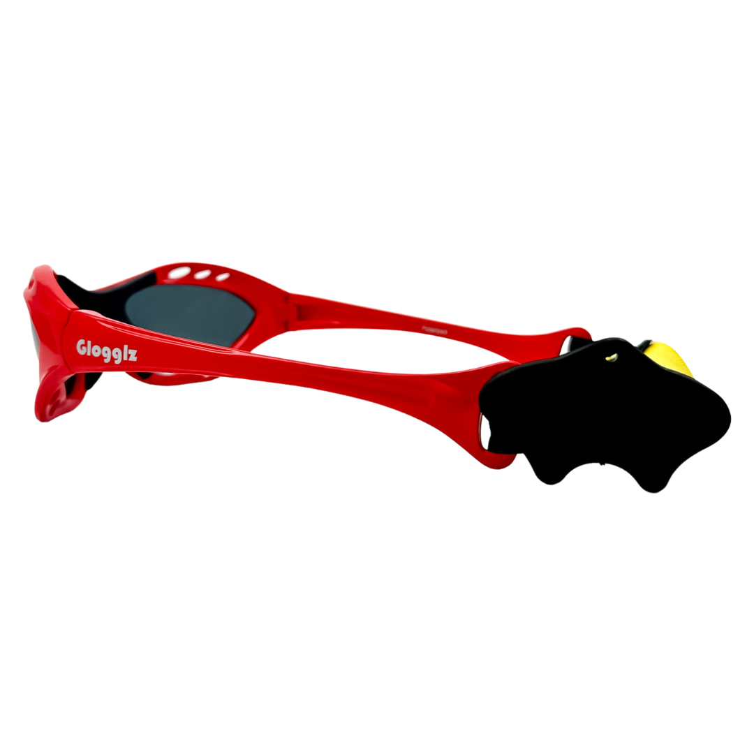 Glogglz Rayz UV-beschermde zonnebril - Red