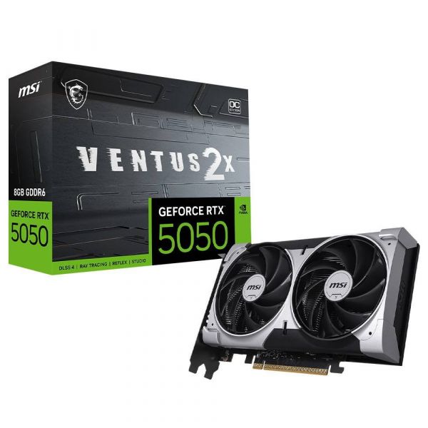 MSI GeForce RTX 5050 Ventus 2X OC 8GB GDDR6 DLSS4