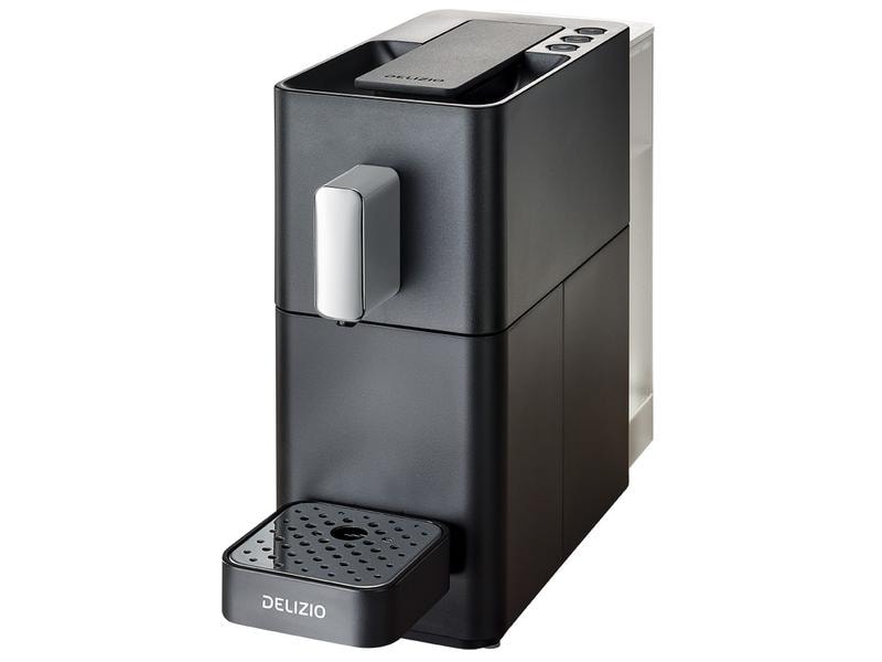 Delizio Kapselmaschine Carina Midnight Schwarz Kapselmaschine für Kaffee