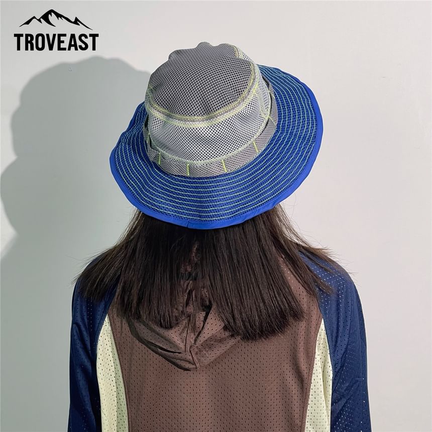 Trovelst - Lichtgewicht Color Block Bucket Hat