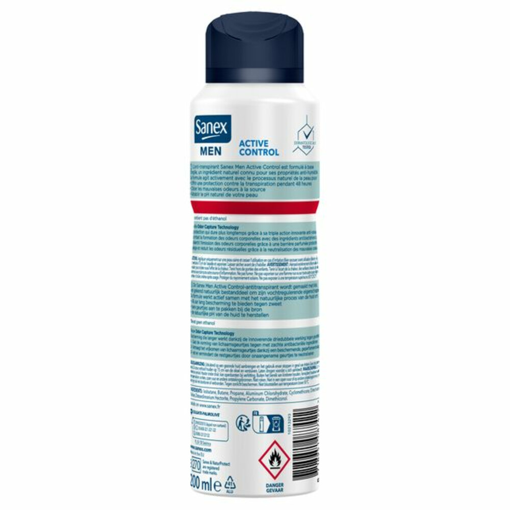 Sanex Deodorant Spray Men Active Control200 ml