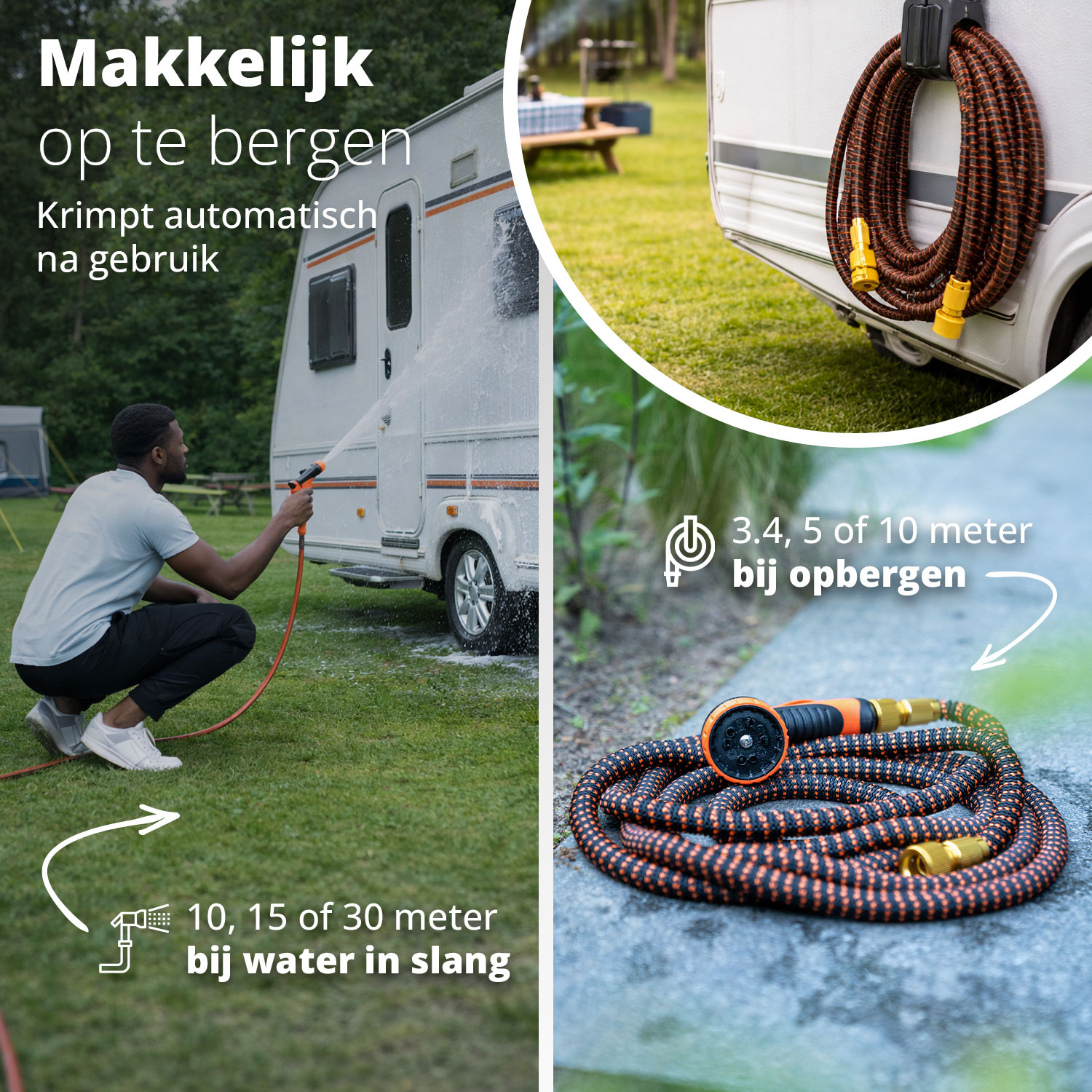 FlinQ flexibele tuinslang - 15 meter