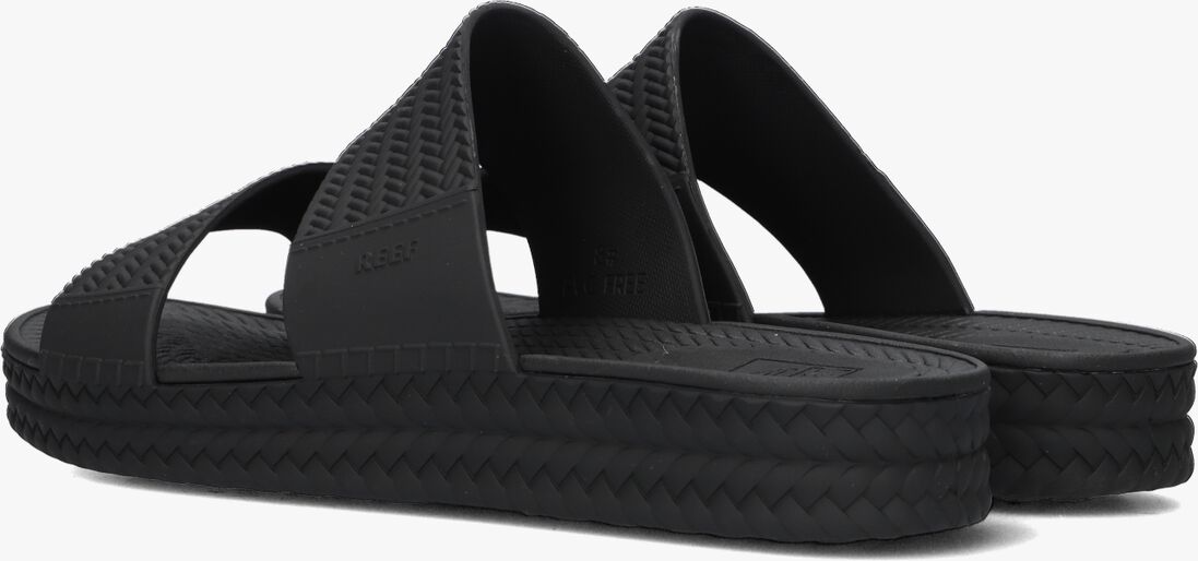 REEF zwarte reef slippers water vista slide