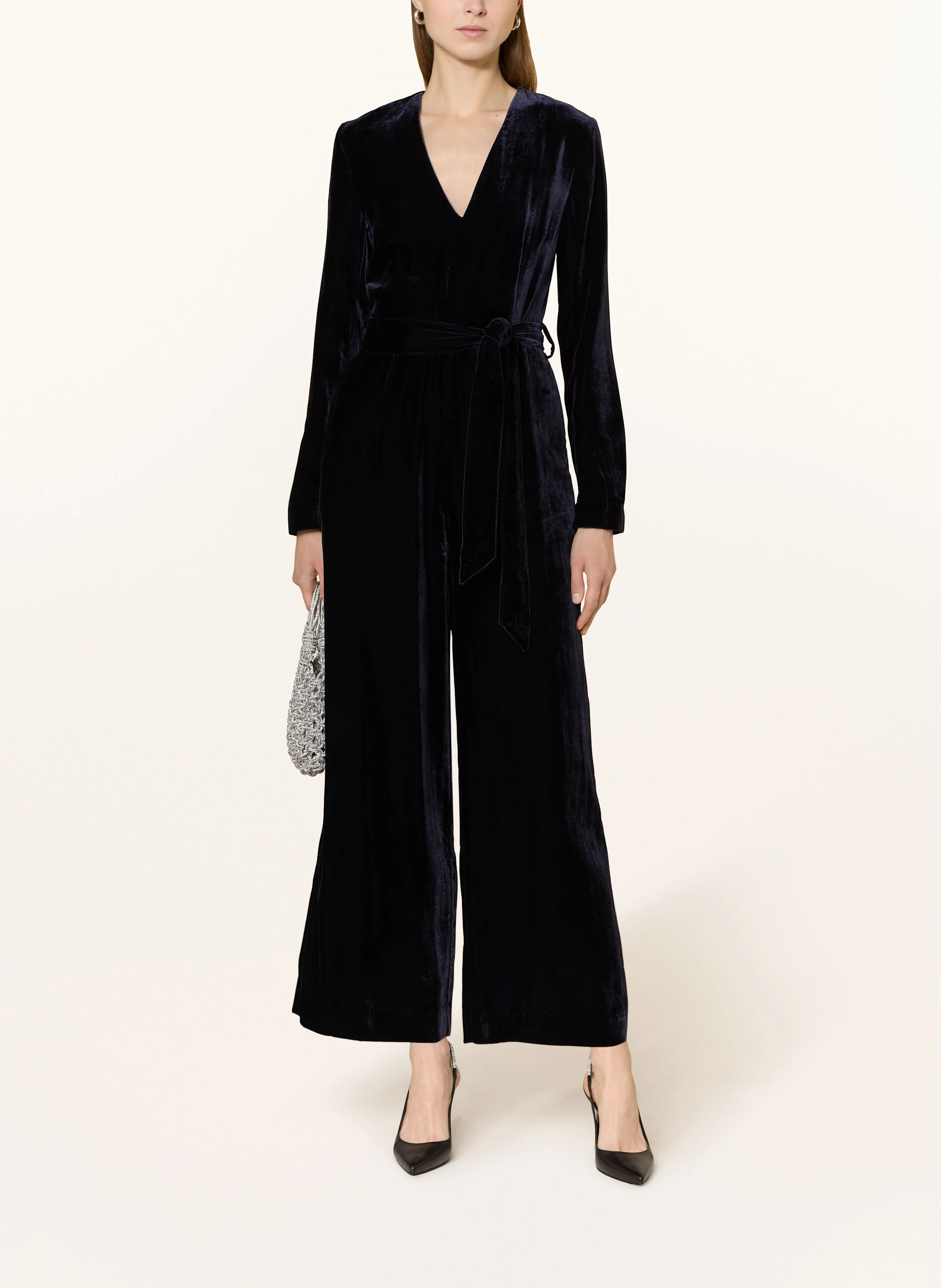 WHISTLES Samt-Jumpsuit ELORA