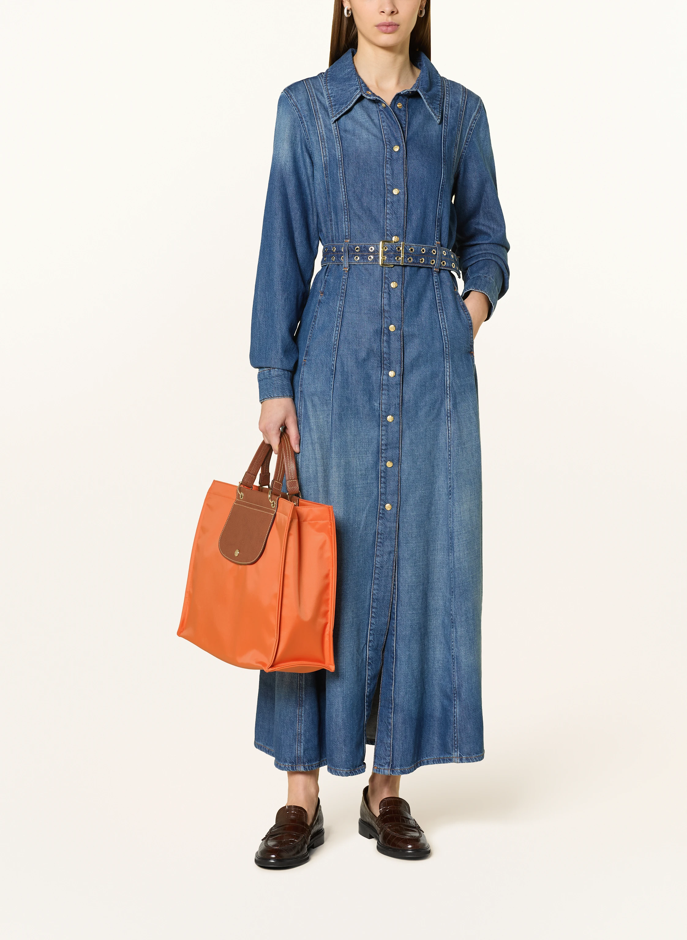 LONGCHAMP Shopper CABAS CANVAS TOTE BAG L